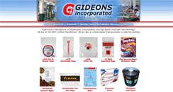 Desktop Screenshot of gideonsinc.com